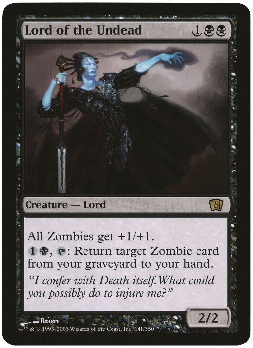 Lord of the Undead (Oversized) [Eighth Edition Box Topper] | Good Games Adelaide SA