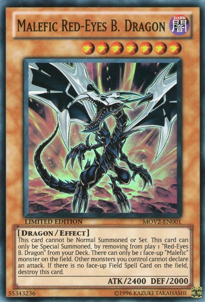 Malefic Red-Eyes B. Dragon [MOV2-EN001] Super Rare | Good Games Adelaide SA