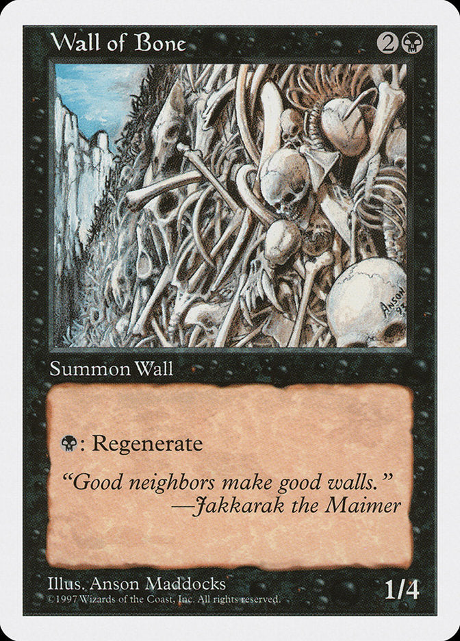 Wall of Bone [Fifth Edition] | Good Games Adelaide SA