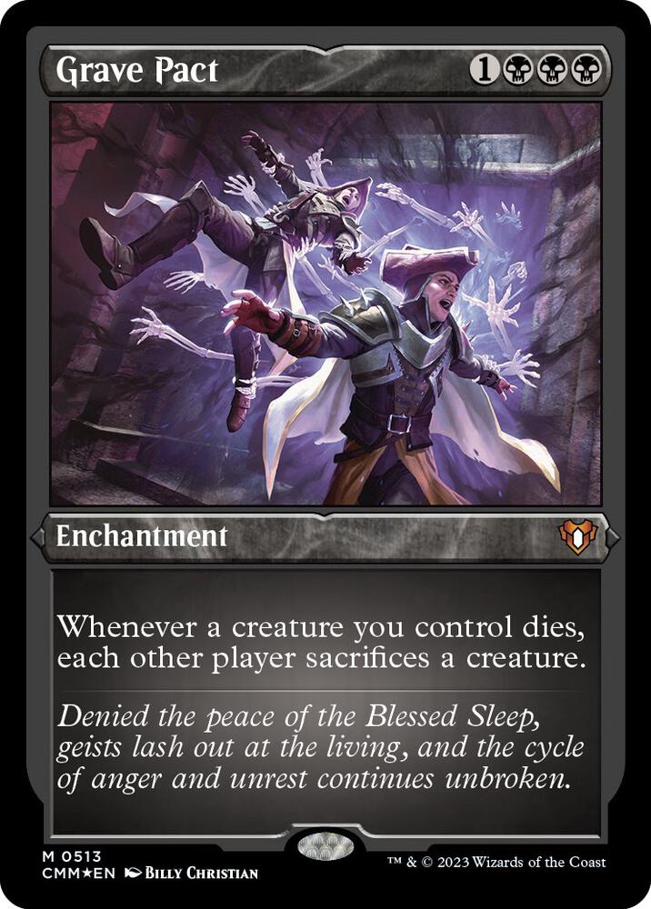 Grave Pact 513 (Commander Masters)  - Etched Foil | Good Games Adelaide SA