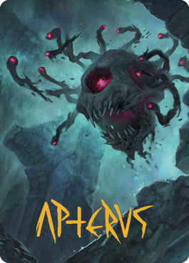 Ghastly Death Tyrant Art Card (Gold-Stamped Signature) [Commander Legends: Battle for Baldur's Gate Art Series] | Good Games Adelaide SA