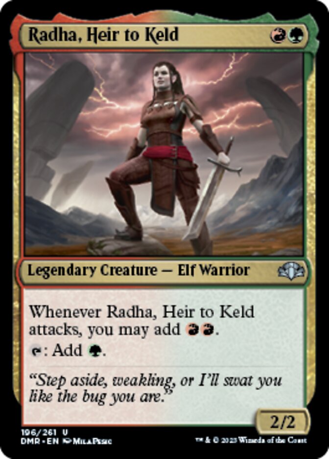 Radha, Heir to Keld [Dominaria Remastered] | Good Games Adelaide SA