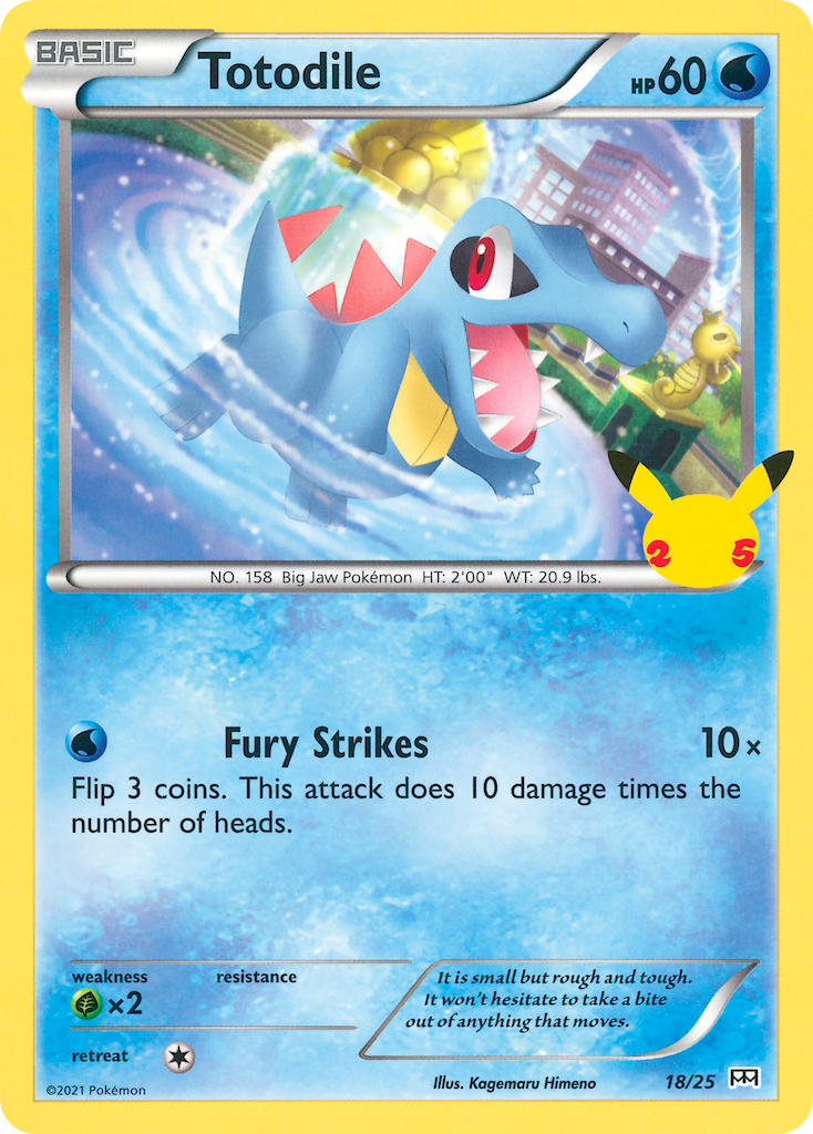 Totodile (18/25) [McDonald's 25th Anniversary] | Good Games Adelaide SA