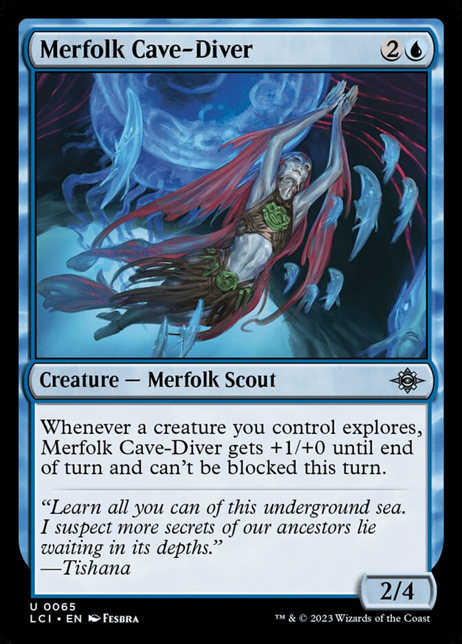 Merfolk Cave-Diver 65 (The Lost Caverns of Ixalan)  | Good Games Adelaide SA
