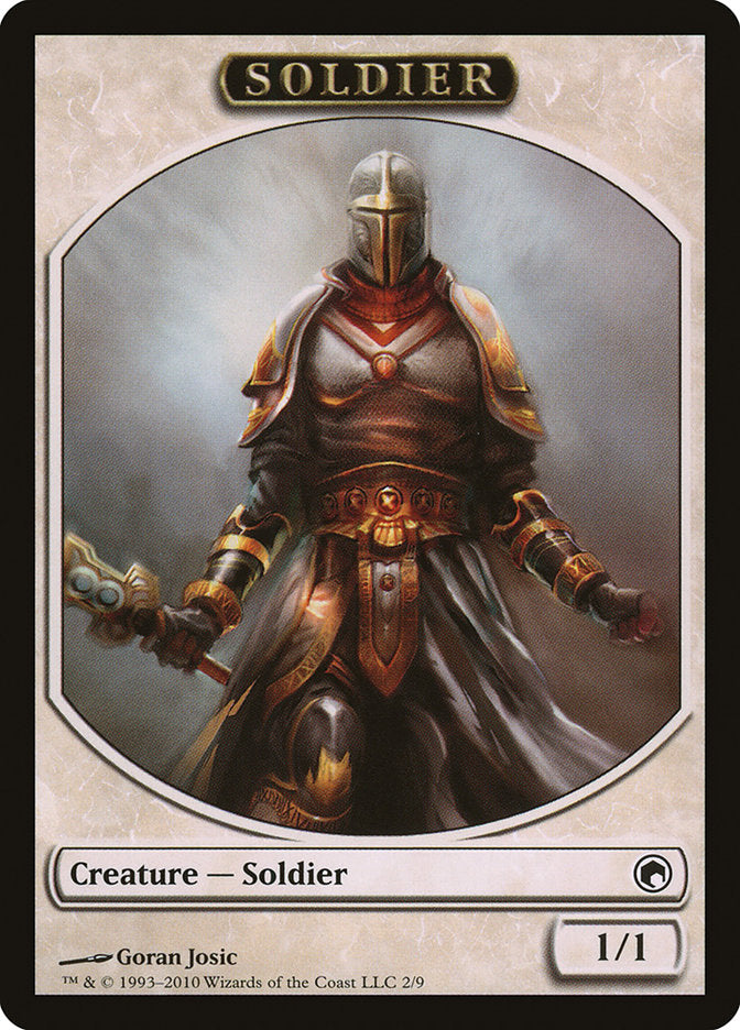 Soldier Token [Scars of Mirrodin Tokens] | Good Games Adelaide SA
