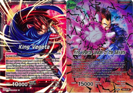 King Vegeta // King Vegeta, Leader of the Saiyans [SD9-01] | Good Games Adelaide SA