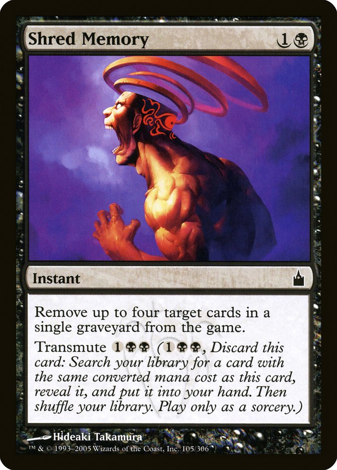 Shred Memory 105 (Ravnica: City of Guilds)  - Foil | Good Games Adelaide SA