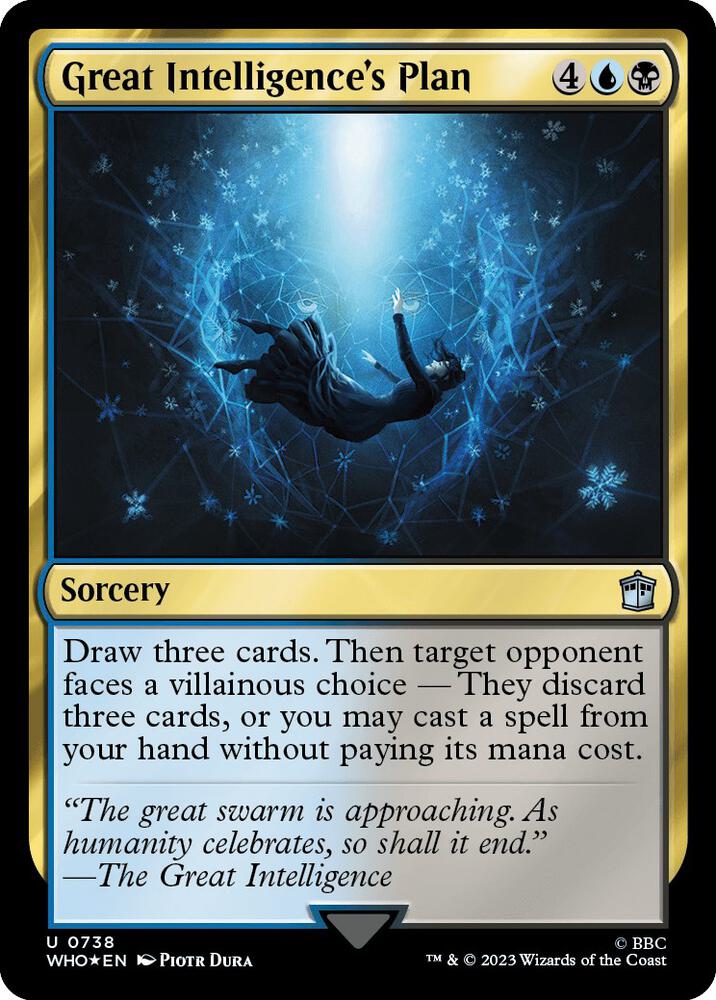 Great Intelligence's Plan 738 (Universes Beyond: Doctor Who)  - Foil | Good Games Adelaide SA