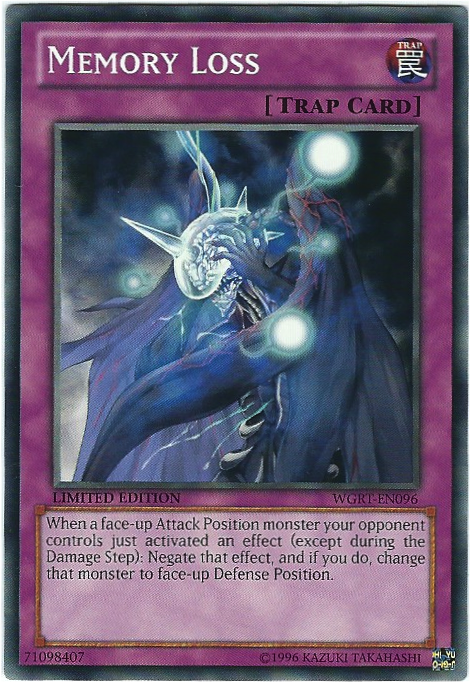 Memory Loss [WGRT-EN096] Common | Good Games Adelaide SA