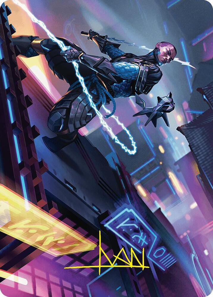 Kaito Cunning Infiltrator Art Card 51 54 Gold Stamped Signature 51 (Art Series: Foundations)  | Good Games Adelaide SA