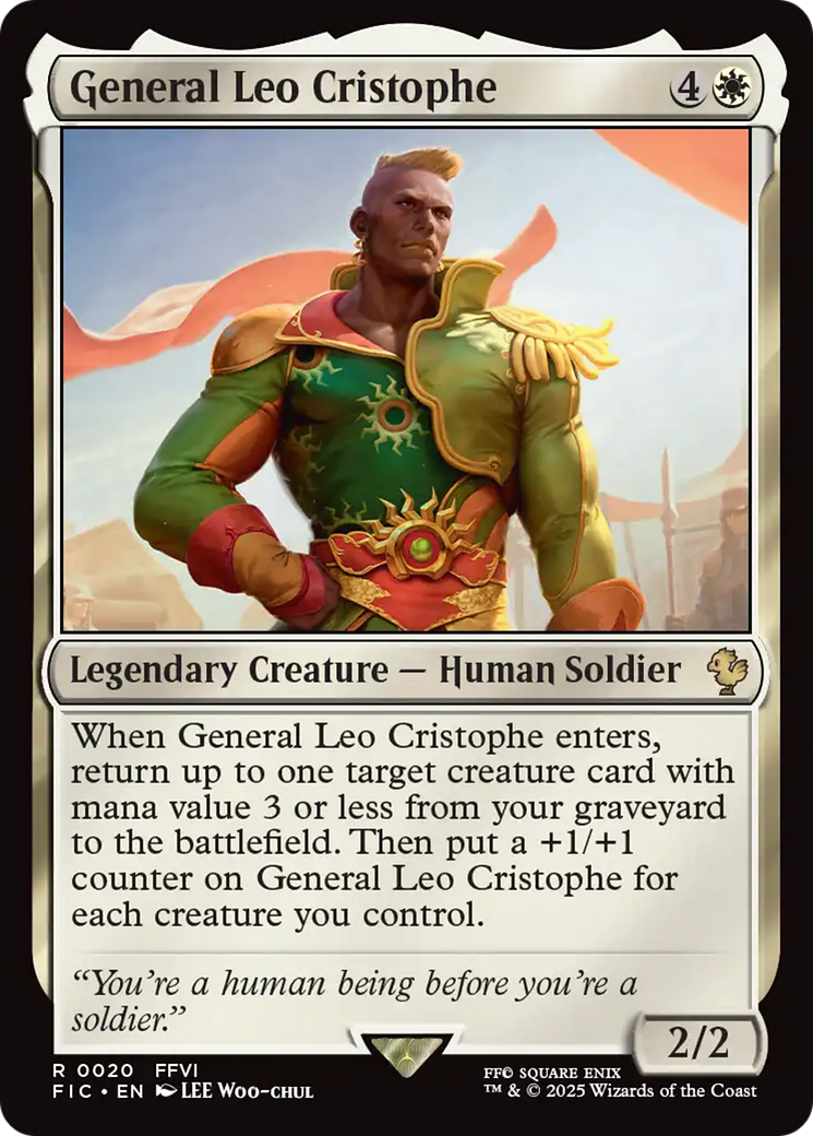 General Leo Cristophe [FINAL FANTASY Commander] | Good Games Adelaide SA