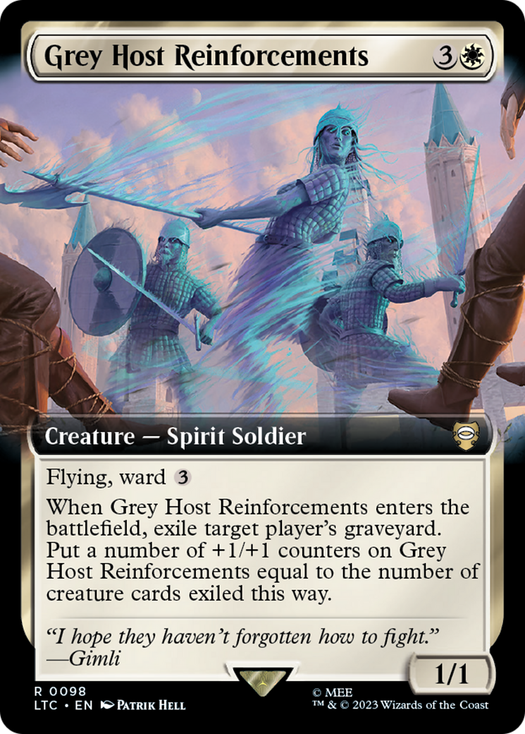 Grey Host Reinforcements (Extended Art) [The Lord of the Rings: Tales of Middle-Earth Commander] | Good Games Adelaide SA