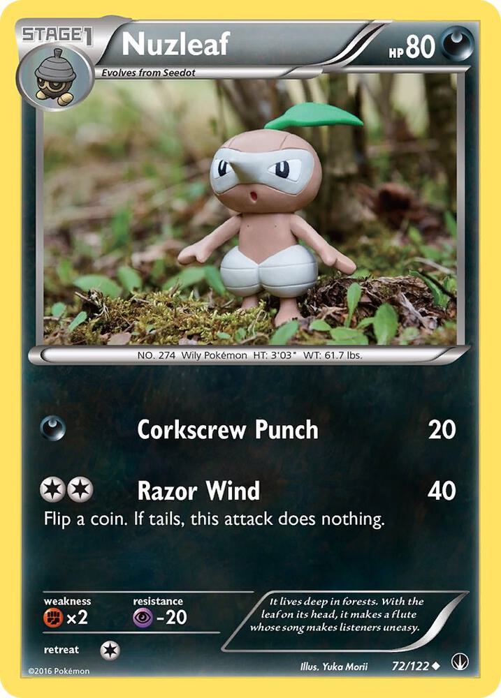 Nuzleaf 72/122 (XY - BREAKpoint)  | Good Games Adelaide SA