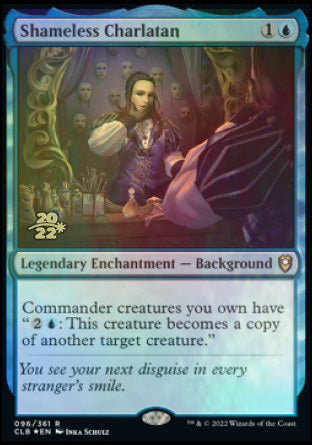 Shameless Charlatan [Commander Legends: Battle for Baldur's Gate Prerelease Promos] | Good Games Adelaide SA