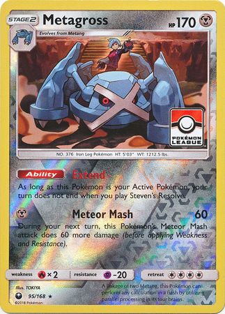 Metagross (95/168) (League Promo) [Sun & Moon: Celestial Storm] | Good Games Adelaide SA