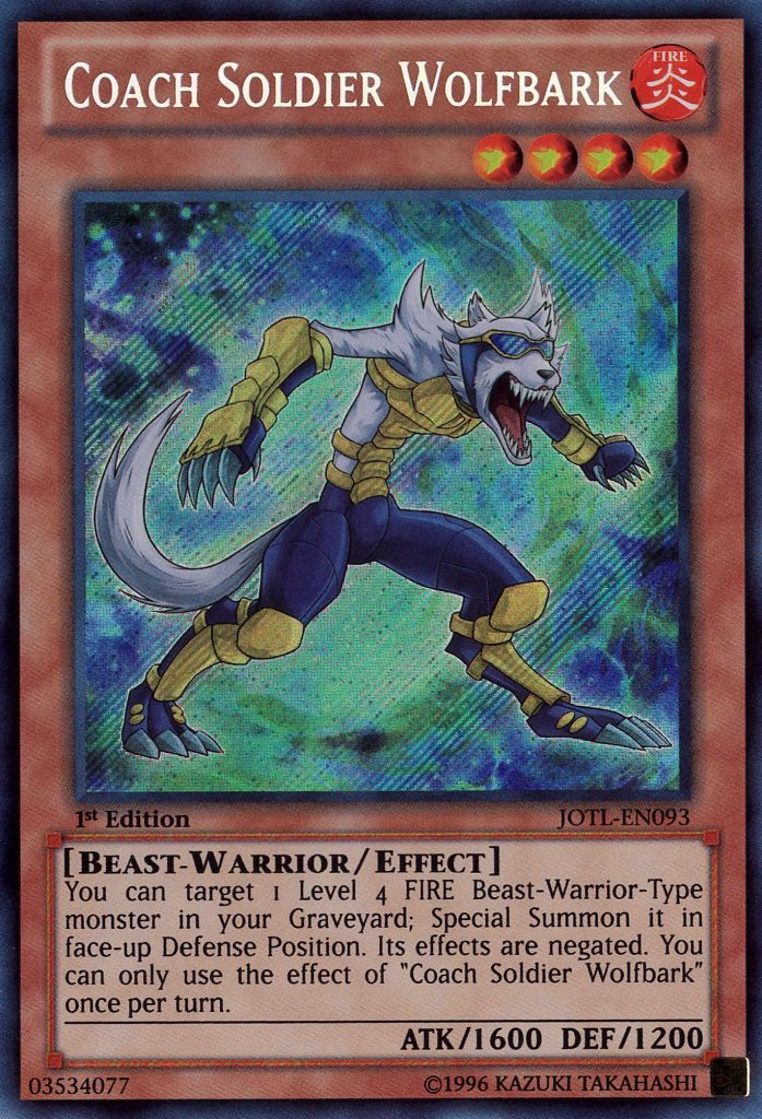 Coach Soldier Wolfbark [JOTL-EN093] Secret Rare | Good Games Adelaide SA