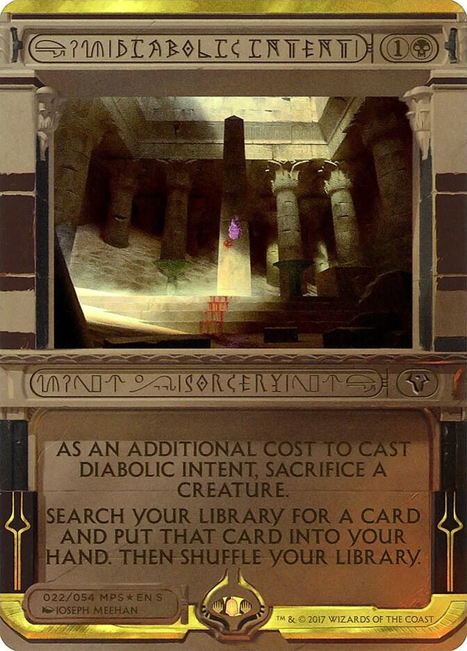 Diabolic Intent 22 (Masterpiece Series: Amonkhet Invocations)  - Foil | Good Games Adelaide SA