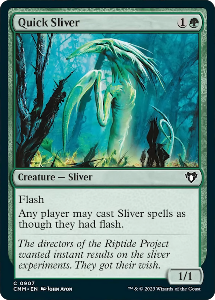 Quick Sliver [Commander Masters] | Good Games Adelaide SA