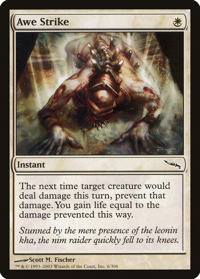 Awe Strike 6 (Mirrodin)  - Foil | Good Games Adelaide SA