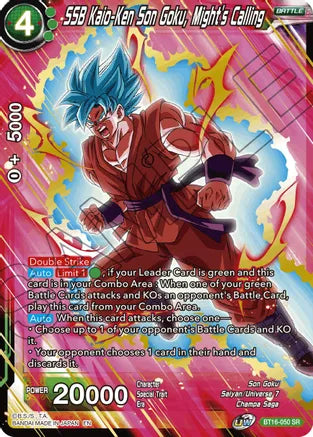 SSB Kaio-Ken Son Goku, Might's Calling [BT16-050] | Good Games Adelaide SA