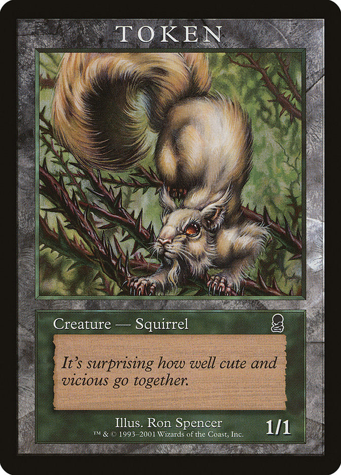 Squirrel Token (Odyssey) [Magic Player Rewards 2002] | Good Games Adelaide SA