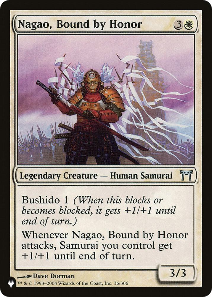 Nagao Bound by Honor 36/306 (The List Reprints)  | Good Games Adelaide SA