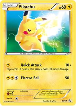 Pikachu BW54 (Black and White Promos)  | Good Games Adelaide SA