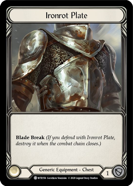 Ironrot Plate [U-WTR156] Unlimited Normal | Good Games Adelaide SA
