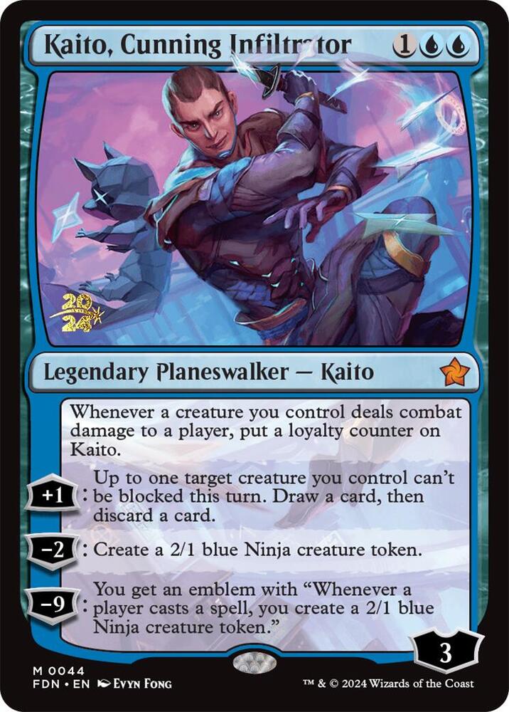 Kaito Cunning Infiltrator 44 (Prerelease Cards)  - Foil | Good Games Adelaide SA