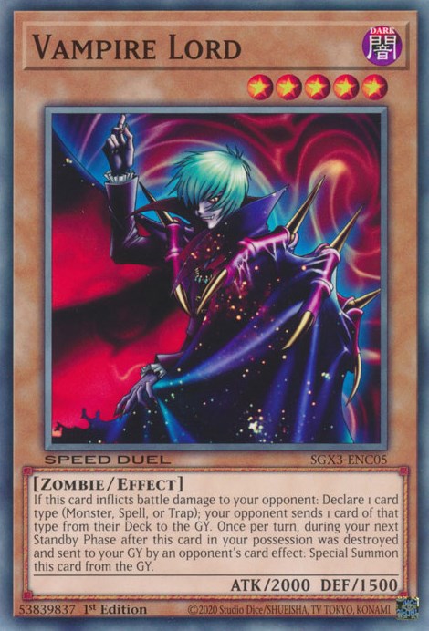 Vampire Lord [SGX3-ENC05] Common | Good Games Adelaide SA