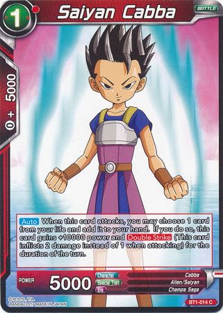 Saiyan Cabba (2017) [BT1-014] | Good Games Adelaide SA