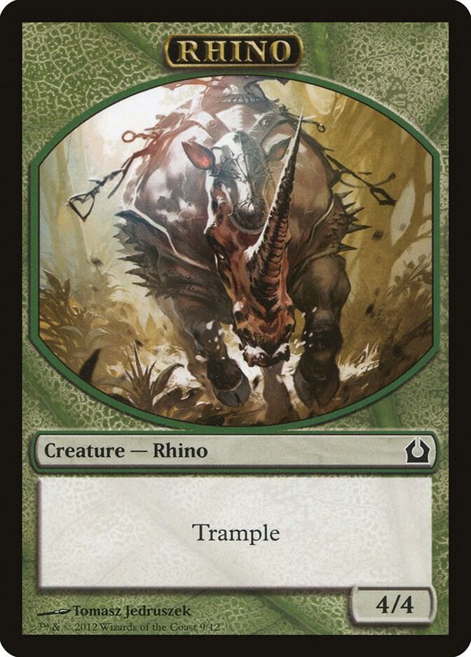 Rhino Token 9 (Return to Ravnica)  | Good Games Adelaide SA