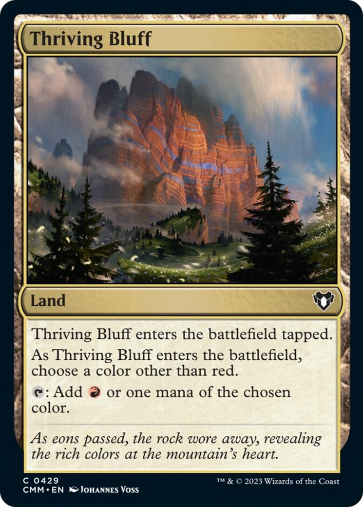 Thriving Bluff [Commander Masters] | Good Games Adelaide SA