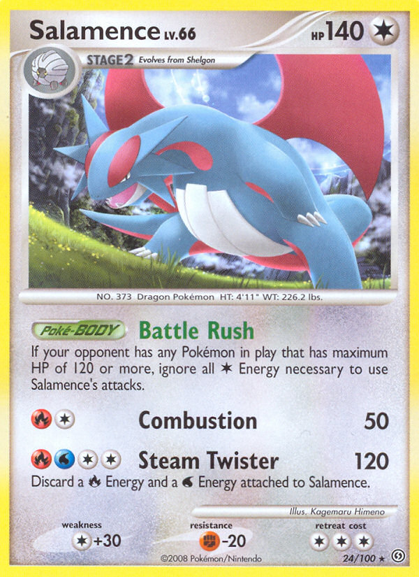 Salamence (24/100) [Diamond & Pearl: Stormfront] | Good Games Adelaide SA