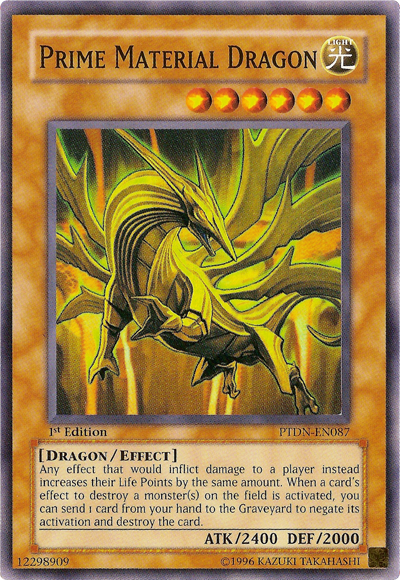 Prime Material Dragon [PTDN-EN087] Super Rare | Good Games Adelaide SA