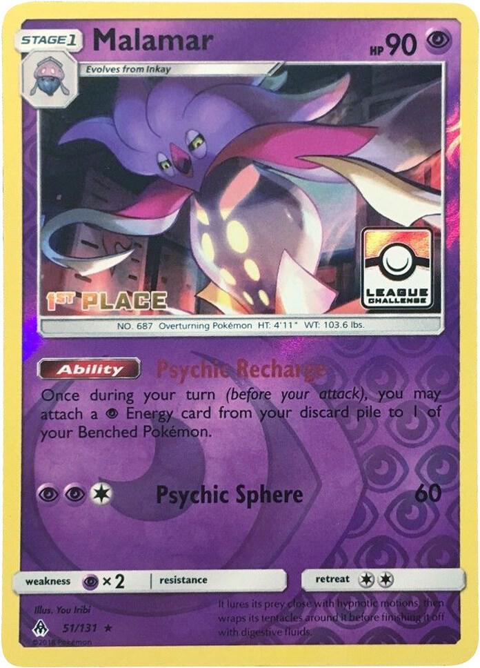 Malamar 51 131 League Challenge 1st Place 051/131 (League & Championship Cards)  - Reverse Holofoil | Good Games Adelaide SA