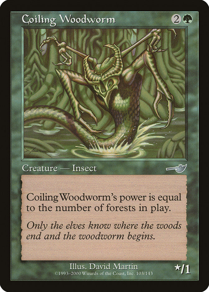 Coiling Woodworm 103 (Nemesis)  | Good Games Adelaide SA