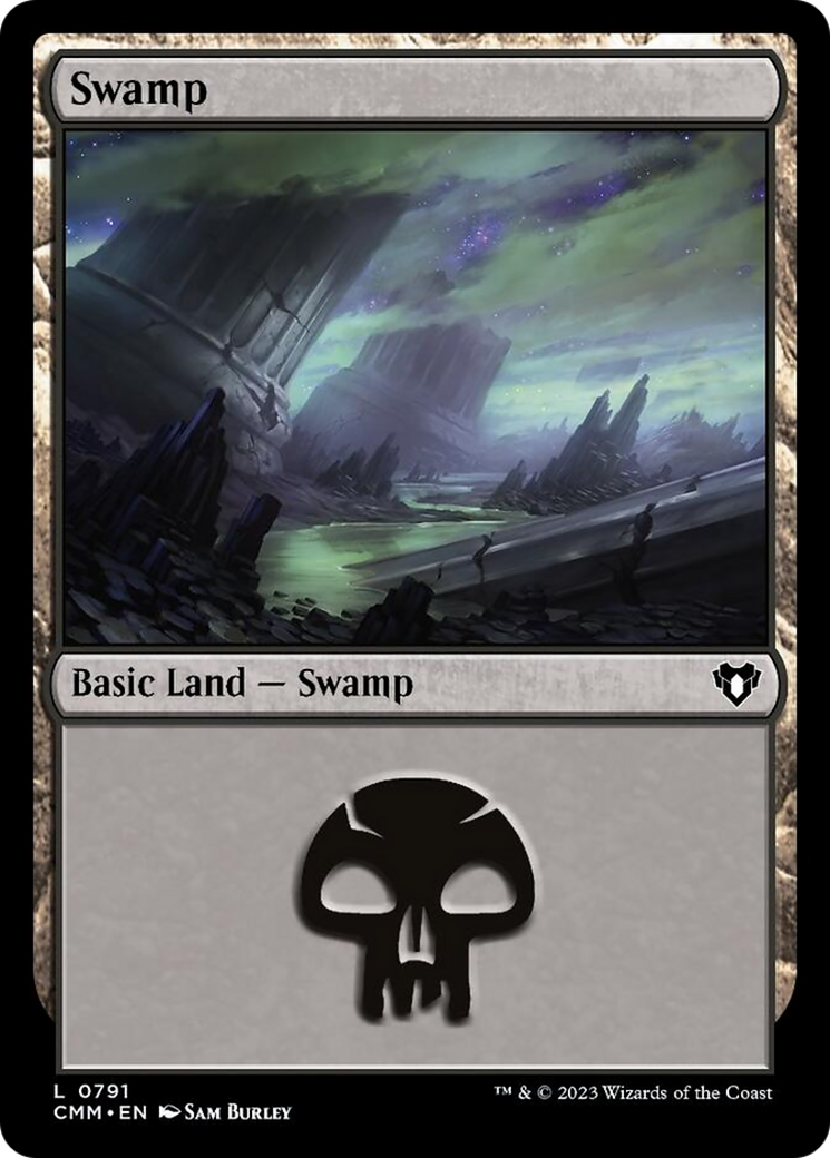 Swamp (791) [Commander Masters] | Good Games Adelaide SA
