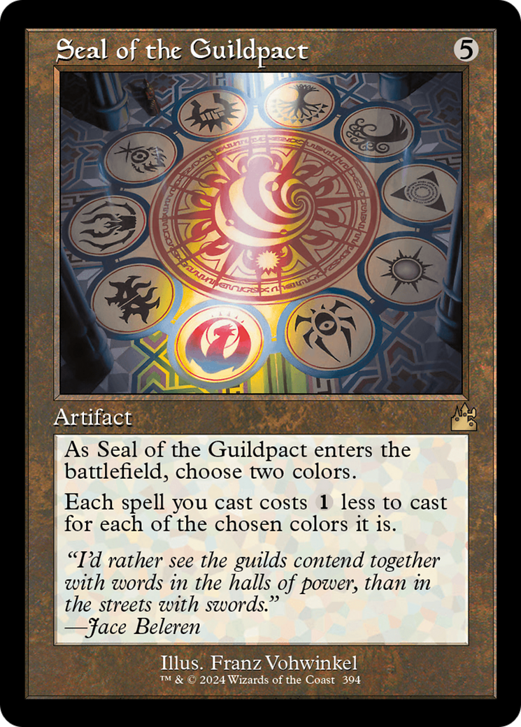 Seal of the Guildpact (Retro Frame) [Ravnica Remastered] | Good Games Adelaide SA