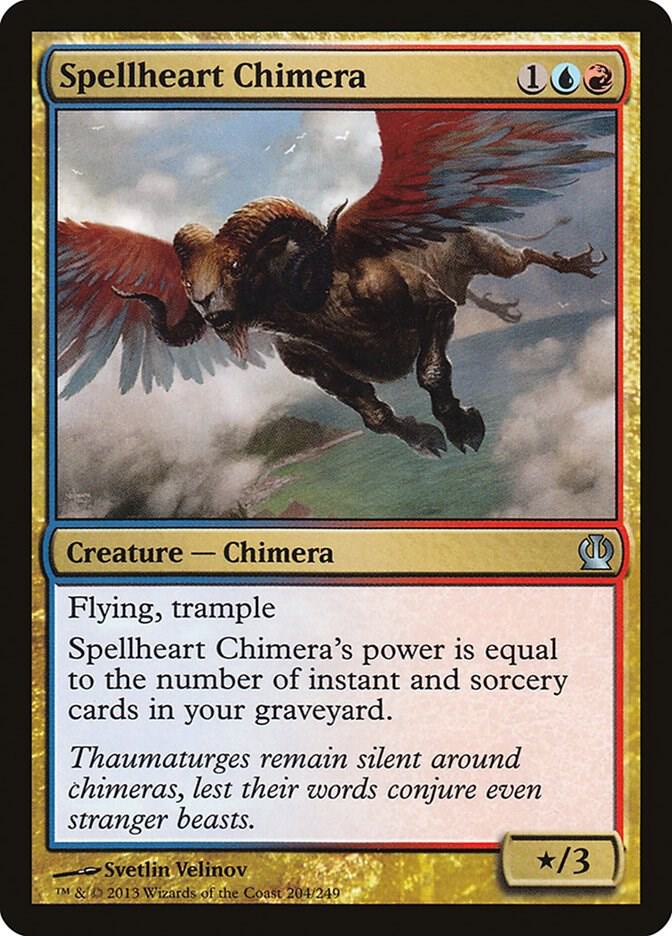 Spellheart Chimera 204 (Theros)  - Foil | Good Games Adelaide SA