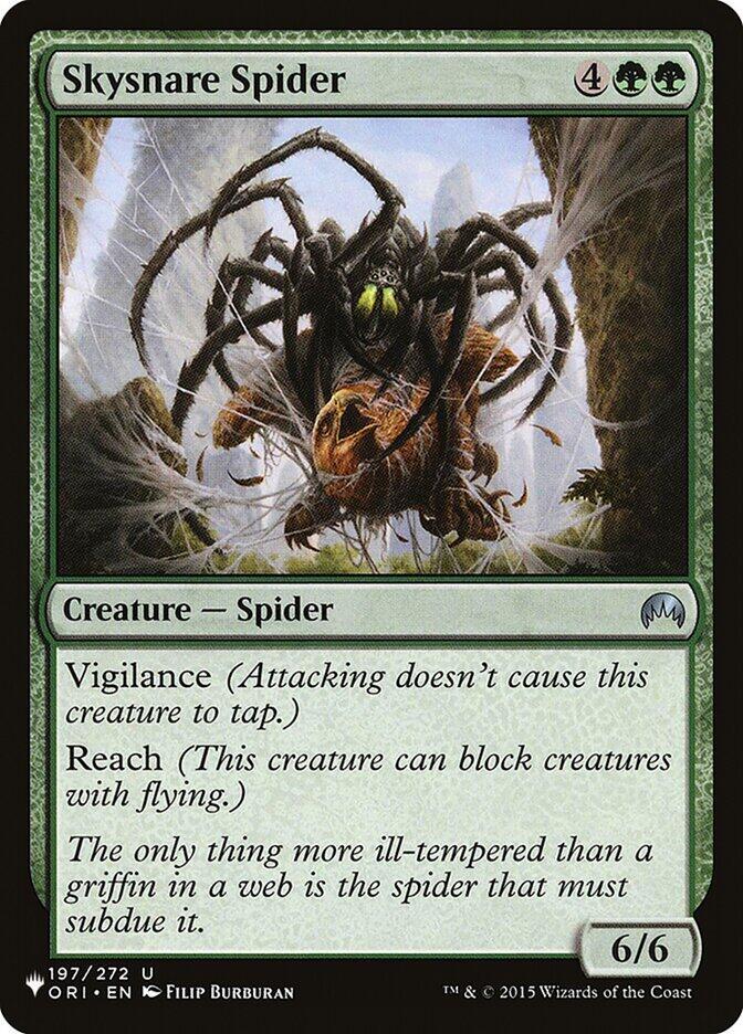 Skysnare Spider 197/272 (The List Reprints)  | Good Games Adelaide SA