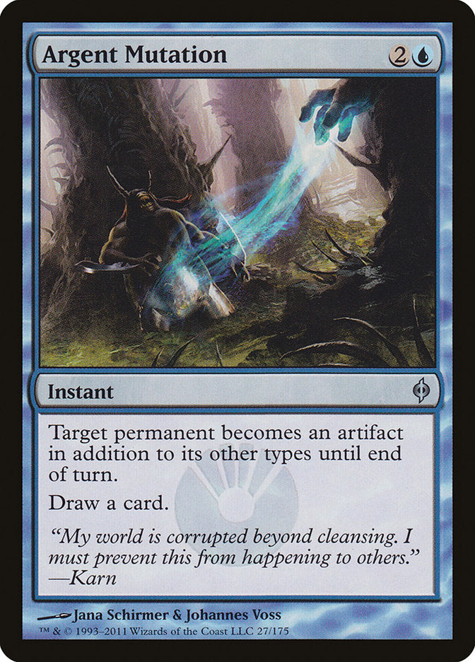 Argent Mutation [New Phyrexia] | Good Games Adelaide SA