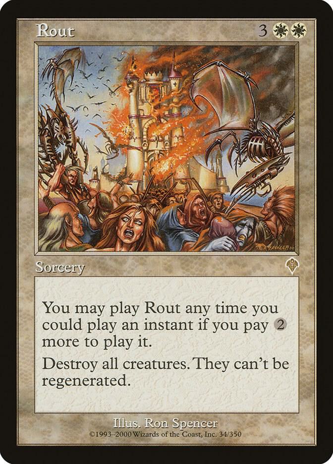 Rout 34 (Invasion)  - Foil | Good Games Adelaide SA