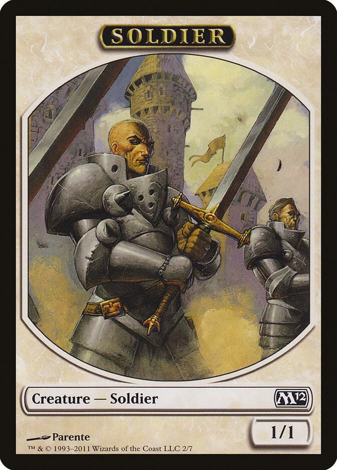 Soldier Token 2 (Magic 2012 (M12))  | Good Games Adelaide SA
