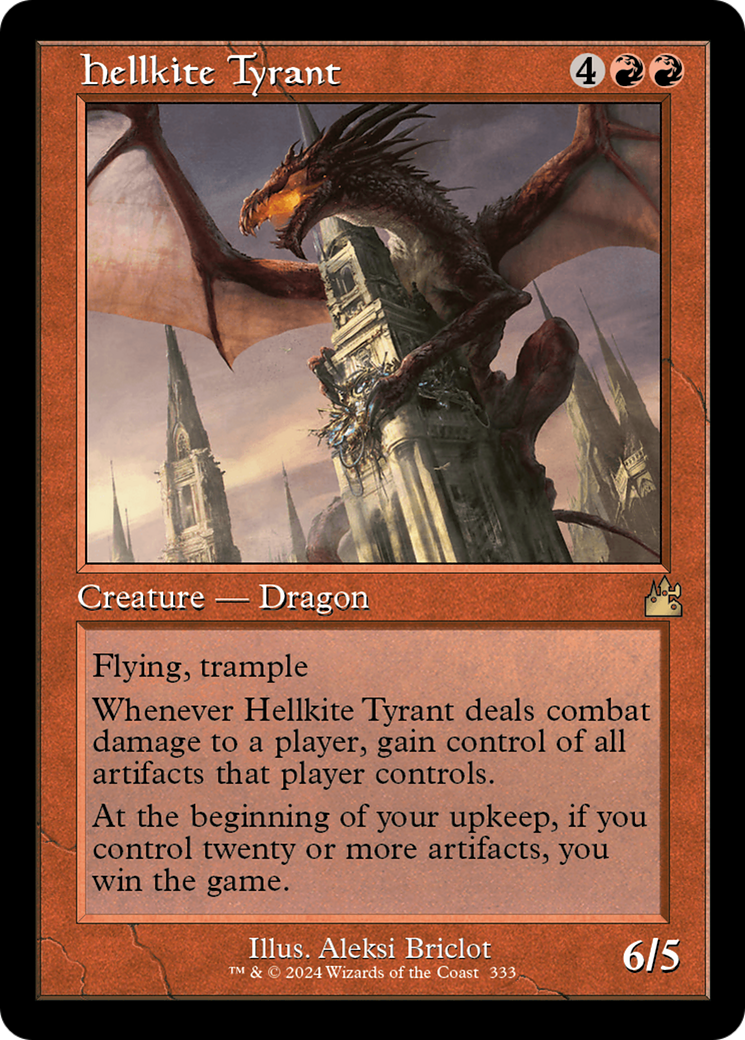 Hellkite Tyrant (Retro Frame) [Ravnica Remastered] | Good Games Adelaide SA