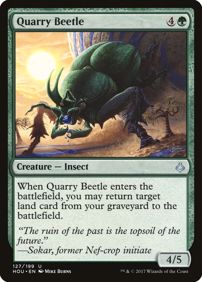 Quarry Beetle 127 (Hour of Devastation)  - Foil | Good Games Adelaide SA