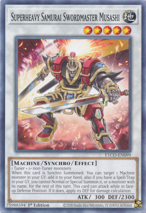 Superheavy Samurai Swordmaster Musashi [ETCO-EN099] Common | Good Games Adelaide SA