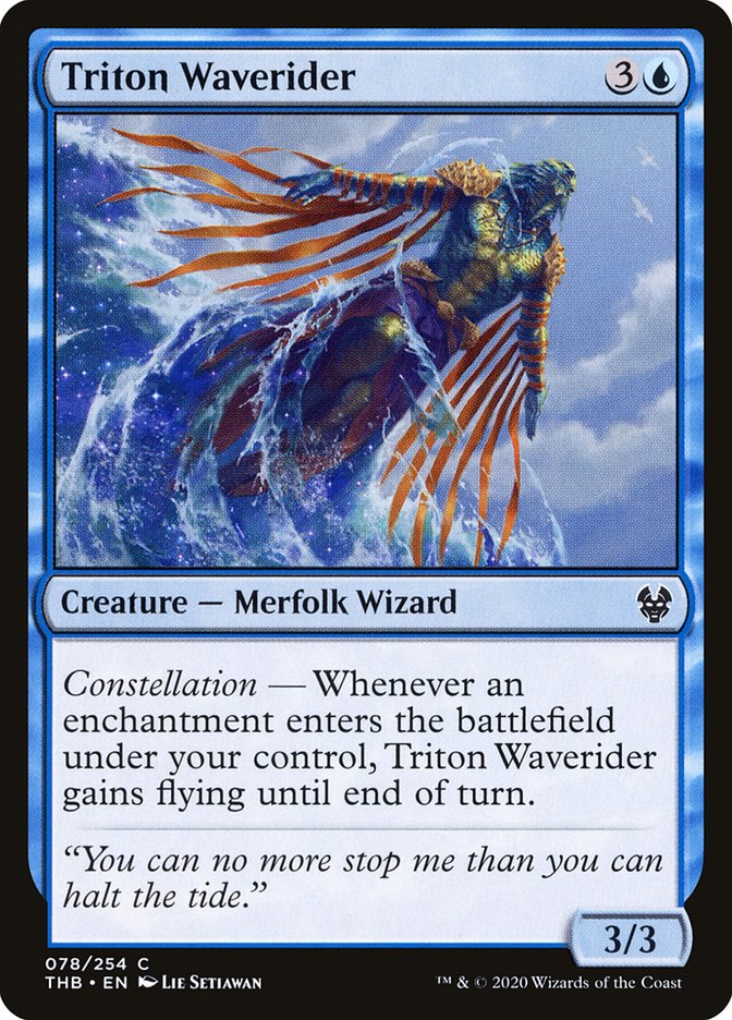 Triton Waverider 78 (Theros Beyond Death)  - Foil | Good Games Adelaide SA