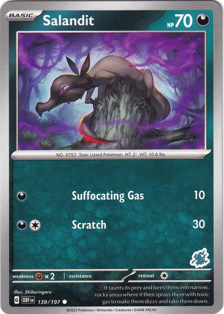 Salandit Darkrai Deck 139/197 (Battle Academy 2024)  | Good Games Adelaide SA