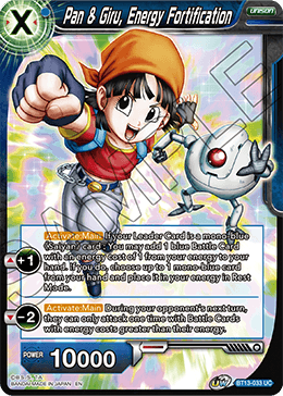 Pan & Giru, Energy Fortification (Uncommon) [BT13-033] | Good Games Adelaide SA